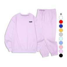 남성용 듀아크1995 스몰로고 멀티웨어 스웻셔츠 조거팬츠 셋업