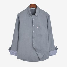 Guy Story 男式純色休閒 17 色大碼聯繫牛津襯衫