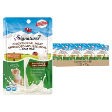 Signature7 心寵 貓用餐包, 雞肉 + 蔓越莓羊奶, 70g, 12包