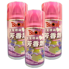 BlackPearl 黑珍珠 定量芳香劑 紫羅蘭, 300ml, 3瓶