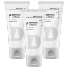 닥터디퍼런트 311 모이스처라이저, 100ml, 3개