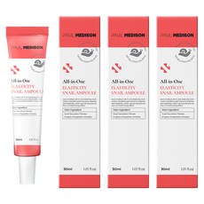 폴메디슨 올인원 탄력 달팽이 앰플, 3개, 30ml