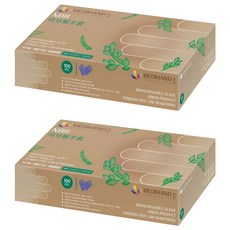 MEDIHAND 美恆 NBR可分解手套 100支 耐油 食品級 彈性 環保, S, 藍紫色, 2盒