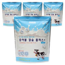 HelperJang 咀嚼鈣片 牛奶口味, 180顆, 4袋