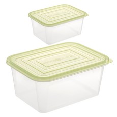 COOK&LOCK 長方形保鮮盒, 2個, 保鮮盒 5L