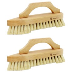 REDECKER 磁磚地板清潔手刷 22cm, 木質, 2個