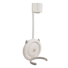 FAmILyLIFE 生活 免動手懶人無痕壁掛吹風機收納架, 白灰色, 1個