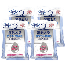 激乾 吊掛式除濕劑500ml 550g 衣櫃除濕 防霉除臭, 250g, 4包