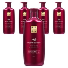 리엔 자윤 모근강화 중건성 샴푸, 950ml, 5개