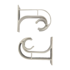 TRENY 樓頂上 裝單軌窗簾桿支架 白色 最大使用直徑29mm, 2件