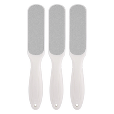 밝은리빙 풋케어 라운드 양면 발각질제거기 화이트, 1개입, 3개, 56g