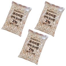 친환경편백아트 프리미엄 편백 큐브칩 촉감각완구 9~10mm, 3개, 2kg