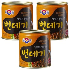 유동 번데기 통조림, 280g, 3개