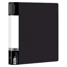 Data Line pp 強力夾/雙上黑色文件夾 簡約時尚 辦公室文件整理必備, 1入