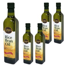GoldenField 玄米油, 500ml, 5瓶