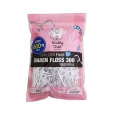 DADEN DADEN FLOSS牙線 300 600入+攜帶式盒 4入, 1組