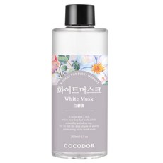 COCODOR 珂珂朵爾 室內擴香 補充瓶, 白麝香 White Musk, 200ml, 1瓶