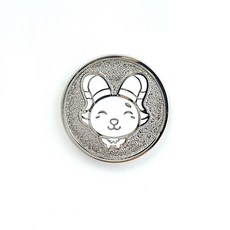 지봇골프 십이지신 써클칩 캐릭터 골프 볼마커, 미양 (실버), 1개