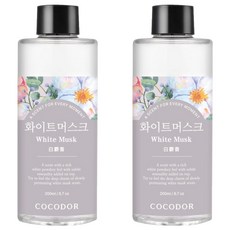 COCODOR 珂珂朵爾 室內擴香 補充瓶, 白麝香 White Musk, 200ml, 2瓶