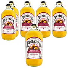 BUNDABERG 賓德寶 百香果風味氣泡飲, 375ml, 6瓶
