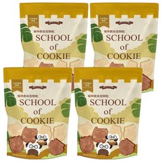 School of Cookie 台灣優格餅乾學院 貓頭鷹造型餅乾 巧克力口味 台灣製造, 220g, 4包