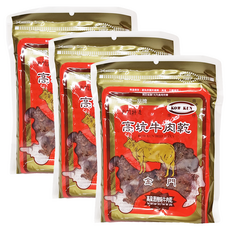 高坑 高粱酒辣味牛肉乾, 160g, 3包