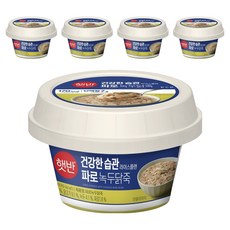 햇반 파로녹두닭죽, 265g, 5개