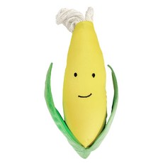 V-PET 環保材質系列 犬用玩具, 金色玉米, 1個, RPET牛津布 + PP棉填充, 9 x 9 x 31cm