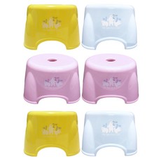 NAKAYA 兒童浴室用小椅子 6個, 混色, 1組