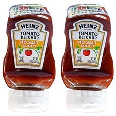 HEINZ 亨氏 低鈉鹽蕃茄醬, 397g, 2瓶