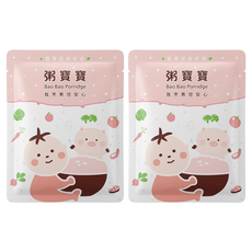 粥寶寶 蘋果蔬菜豬寶粥, 蘋果蔬菜, 150g, 2包