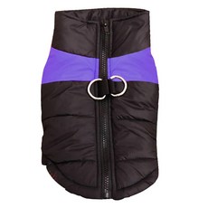 捷華 寵物防寒羽絨衣 L/XL/2XL, 藍色/綠色/紫色/紅色, 1件