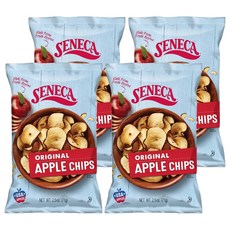 Seneca 蘋果脆片 原味, 4包, 71g