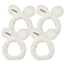 Lowell Dono 洗臉頭帶, 混色, 4個