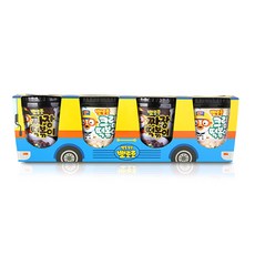 Pororo 巴士綜合炒年糕 奶油口味 2入+炸醬口味 2入, 1組, 450g
