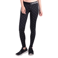 LEADER X 女款DotFit運動壓縮緊身褲