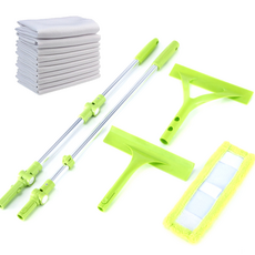 MONACO OLIVE 窗清潔劑安全窗刷 + 閃亮玻璃 10件套, 1套