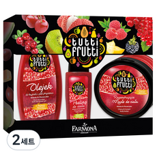tutti Frutti 櫻桃紅醋栗身體護理 3件組, 2組