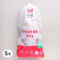 목우촌 무항생제 통닭 (냉장), 900g, 5개