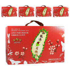 龍源茶品 鑫龍源 7大頂級體驗茶葉禮盒, 1盒, 10g, 7包, 烏龍茶 + 綠茶 + 紅茶, 5盒