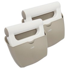 Lahp 迷你軟Q刮水除毛刷, 2個, 米色