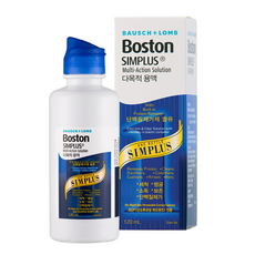 보스톤 심플러스 렌즈 세정액, 120ml, 1개