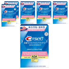 Crest 3D White 美白牙貼, 120g, 6盒