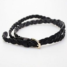 DeepTalk 女款 Achillo 麻花編織細皮帶 BT030