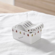 Corelle 康寧 筷子湯匙座 6入, 白色, 1組