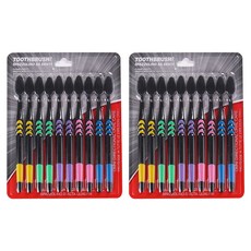 영바영 소프트 칫솔 블랙, 2개, 10개입