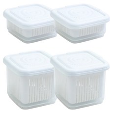 Mega 廚房萬用蔥蒜密封保鮮盒密封罐套裝 (大+小), 2入, 2組