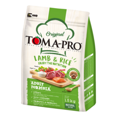 TOMA-PRO 優格 成犬 小顆粒乾飼料, 羊肉 + 米, 1.5kg, 1袋