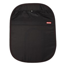 Diono 汽車椅背防汙墊 聚酯纖維材質 適用多種車型椅座, 1個, 黑色