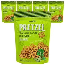 SAMJIN 三進 迷你蝴蝶脆餅 芥末口味, 300g, 5包